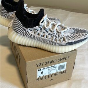 Adidas YZY 350 V2 CMPCT Black and Cream Shoes